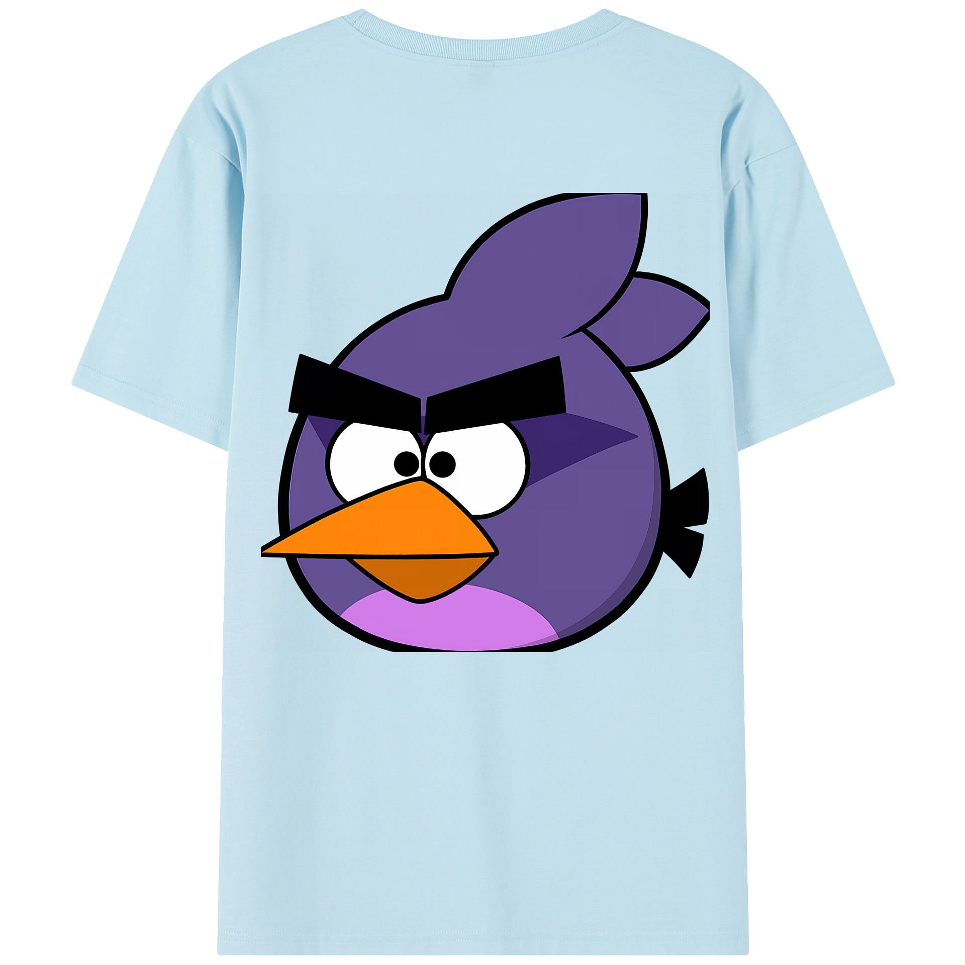 （画像用） Angry Birds アングリーバード 綿100％半袖Tシャツ（背面プリント）